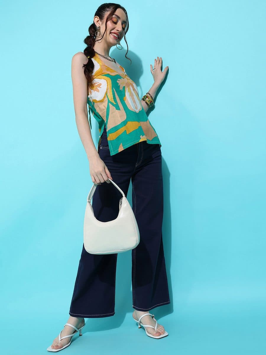 Candy Bagh Halter Neck Top
