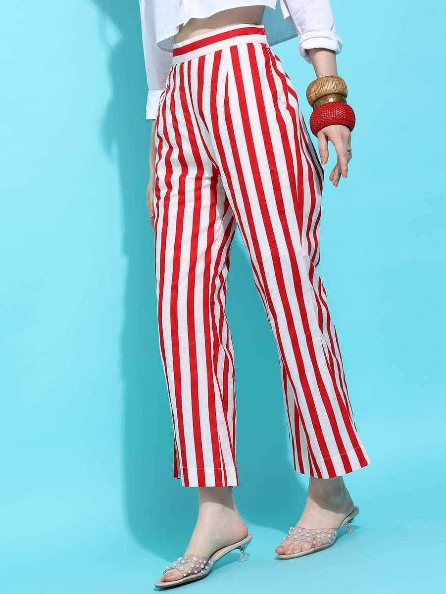 Dastan-e-Lakeer Red Co-ord Pants thumbnail 3