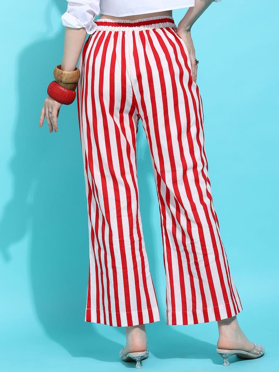Dastan-e-Lakeer Red Co-ord Pants thumbnail 5