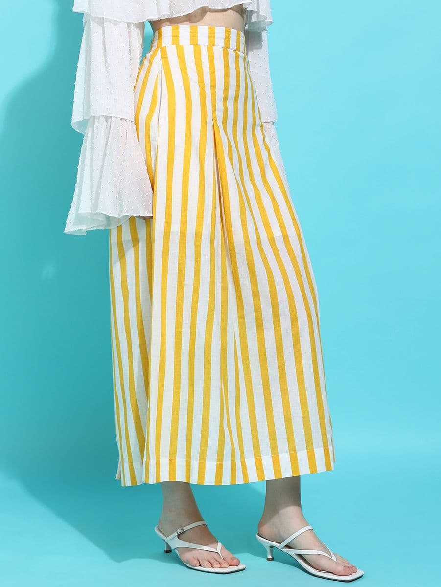 Dastan-e-Lakeer Yellow Co-ord Skirt thumbnail 5