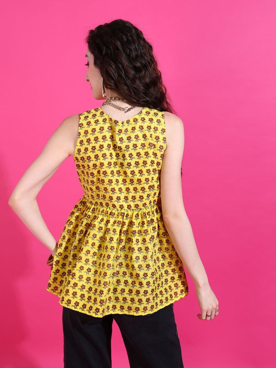 Genda-Gul Peplum Top thumbnail 5