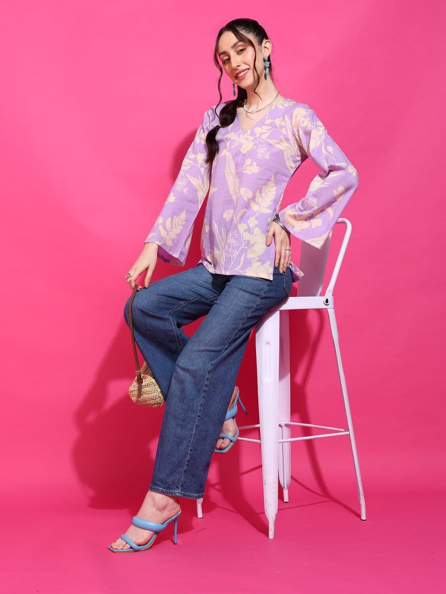 Lavanya Bell Sleeve Top thumbnail 4