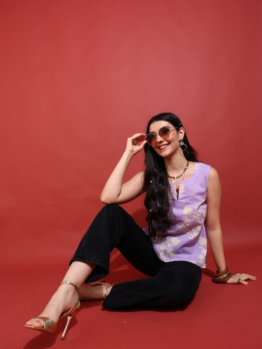 Levender Berry Tank Top