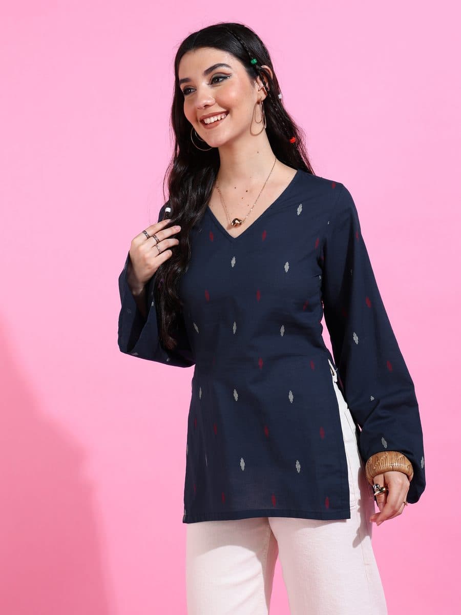 Navya Bell Sleeve Top