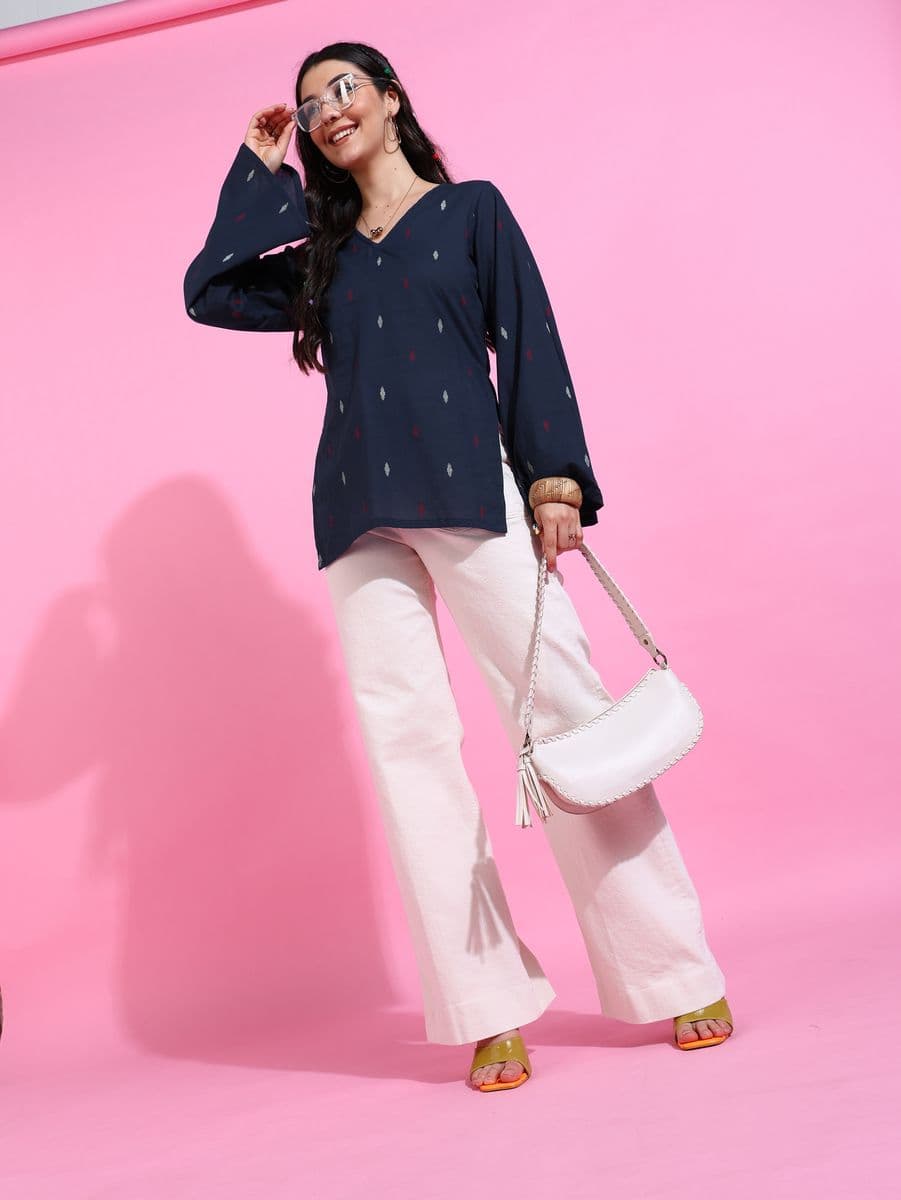 Navya Bell Sleeve Top thumbnail 3
