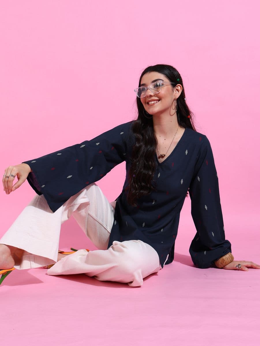 Navya Bell Sleeve Top thumbnail 4