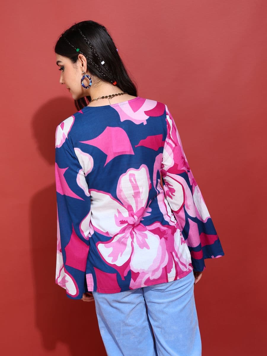 Phoolwati Bell Sleeve Top thumbnail 5