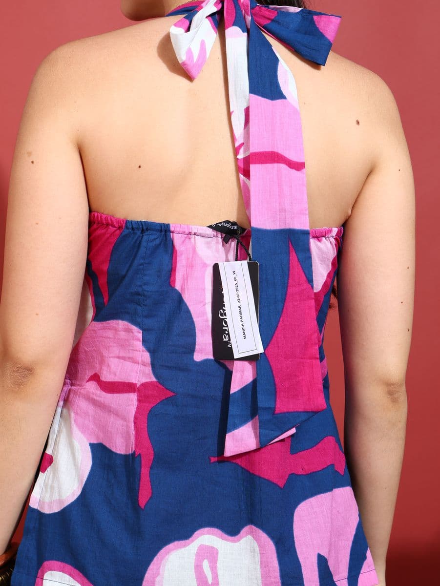 Phoolwati Halter Neck Top thumbnail 4