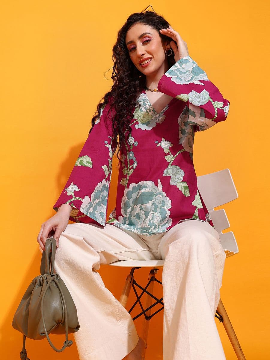 Rubira Bell Sleeve Top thumbnail 3
