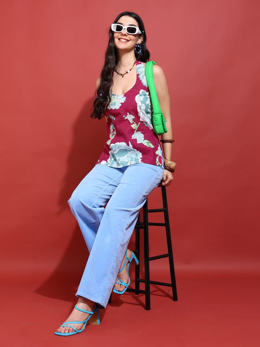 Rubira Halter Neck Top