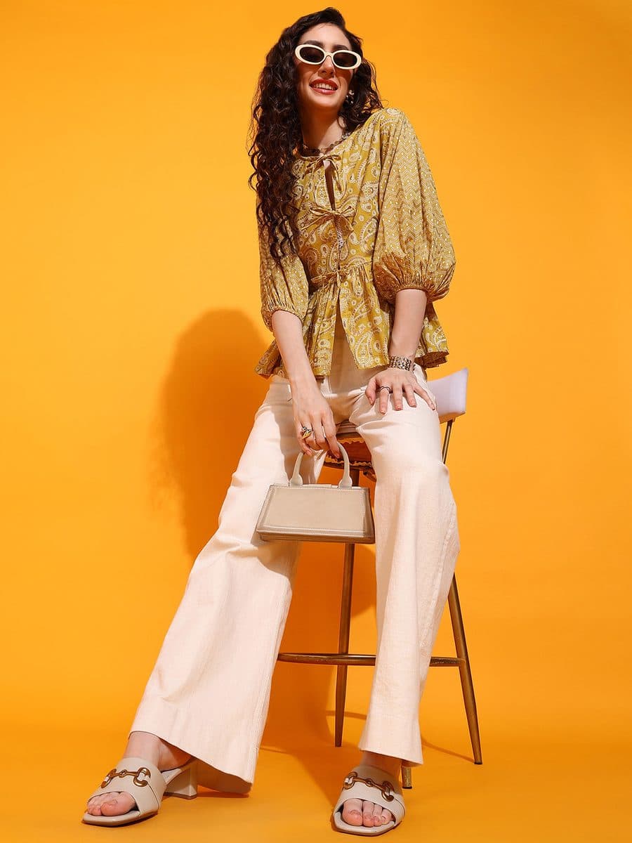 Sunhari Peplum Top
