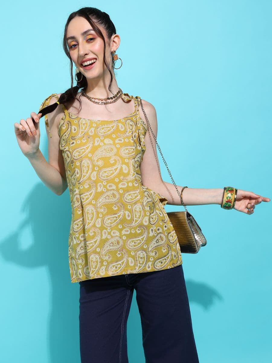 Sunhari Tie Strappy Kurti thumbnail 5